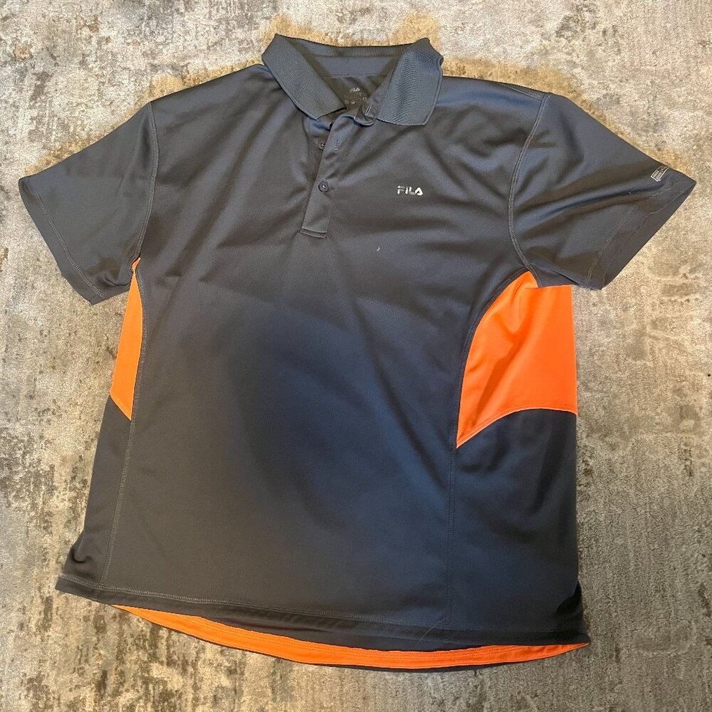 Grey and Orange FILA t-shirt